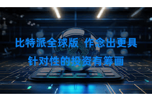 比特派全球版  作念出更具针对性的投资有筹画